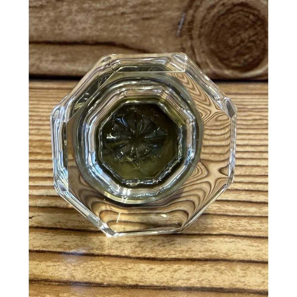 Amerock Drawer Cabinet Crystal Glass Knob‎ Pull Handle Golden Champagne Lot 6
